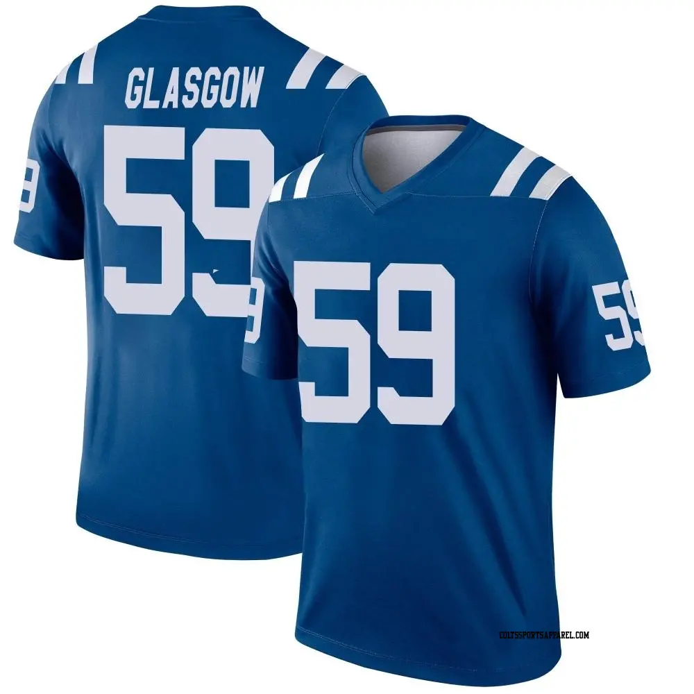 Legend Royal Men's Jordan Glasgow Indianapolis Colts Jersey